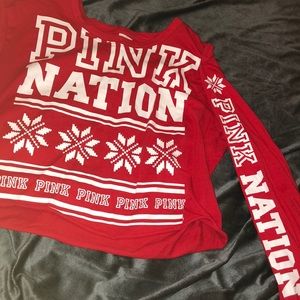 Pink Nation Holiday Shirt